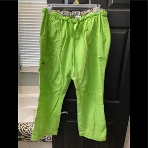 Koi lime green 2x Lindsey style scrub pants